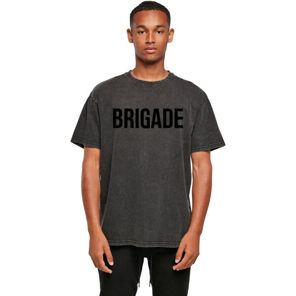 Brigade - Acid Washed Heavy Oversized Tee Thumbnail